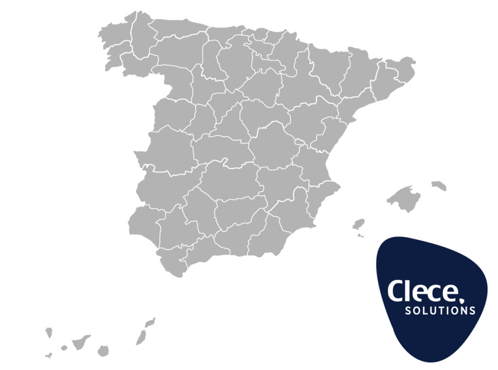Mapa España Clece Solutions